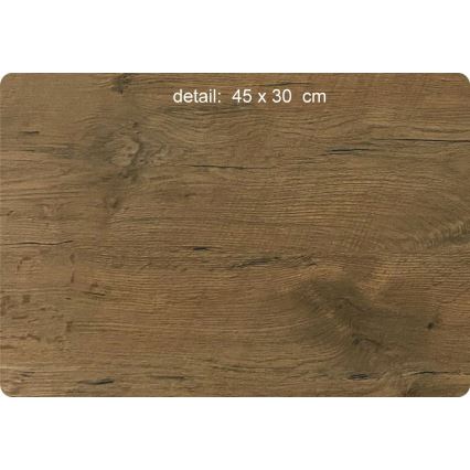 Li-Go 4457/A/4 - Décoration murale LED dimmable LED/10W/5V 30000 mAh 120x60 cm chêne/Carte du monde