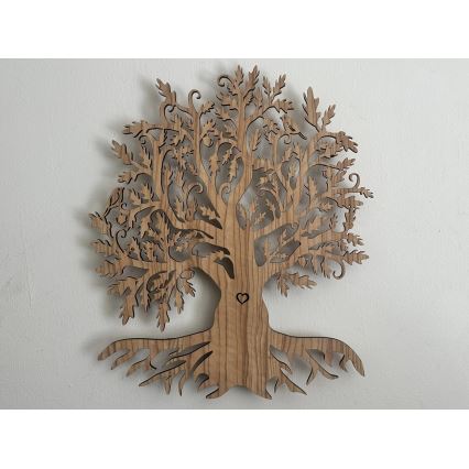 Li-Go 5747/DUB2 - Décoration murale LED à intensité variable LED/10W/230V 45x55 cm chêne