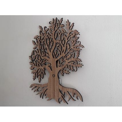 Li-Go 5747/DUB2 - Décoration murale LED à intensité variable LED/10W/230V 45x55 cm chêne