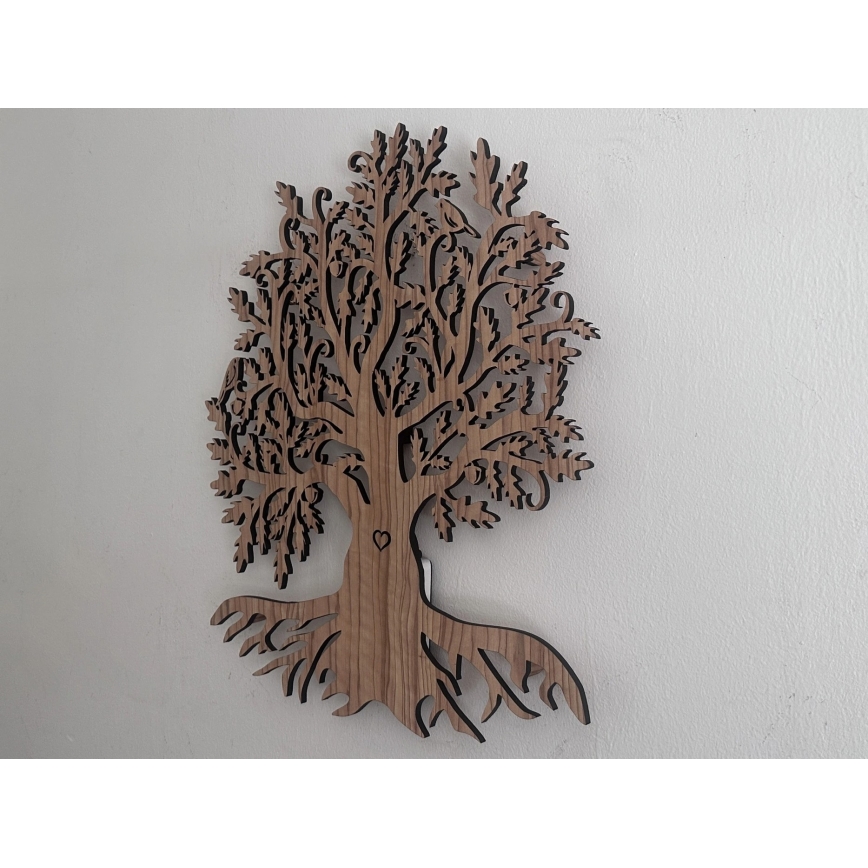 Li-Go 5747/DUB2 - Décoration murale LED à intensité variable LED/10W/230V 45x55 cm chêne