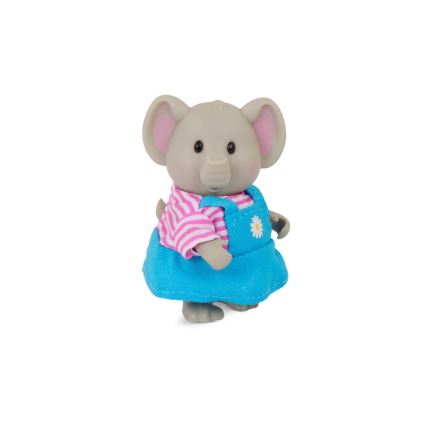 Li'l Woodzeez - Lot de figurines OLIPHANT famille d'éléphants