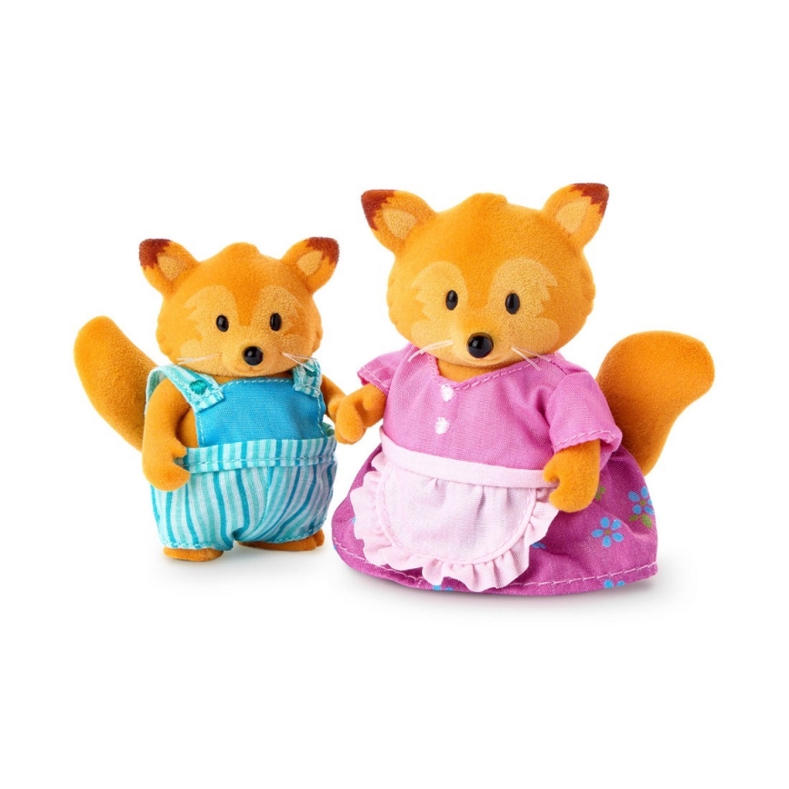 Li'l Woodzeez - Lot de figurines TIPPYTAIL famille de renards