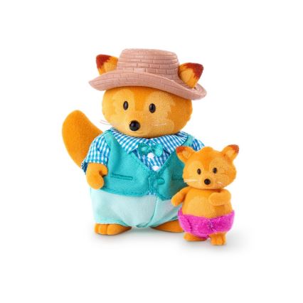 Li'l Woodzeez - Lot de figurines TIPPYTAIL famille de renards