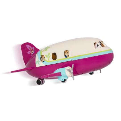Li'l Woodzeez - Lot de jouets avion avec accessoires