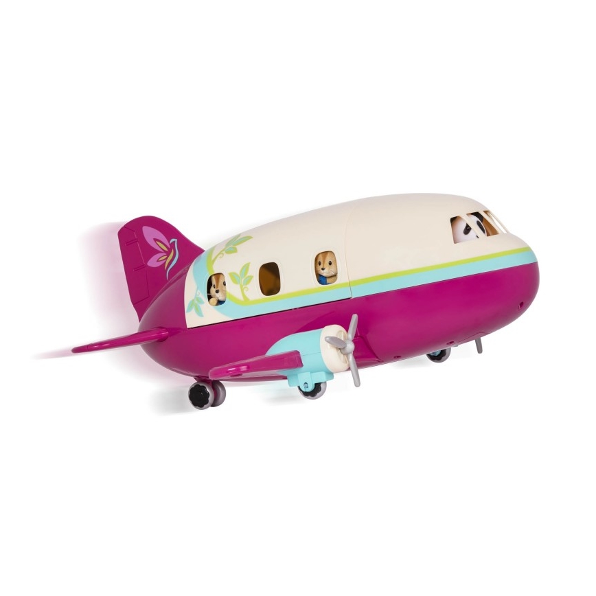 Li'l Woodzeez - Lot de jouets avion avec accessoires