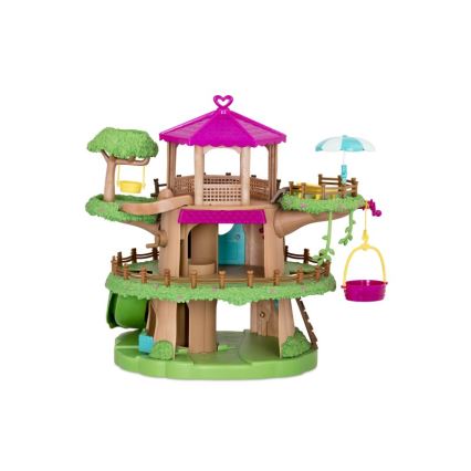 Li'l Woodzeez - Lot de jouets FAMILY TREEHOUSE maison d'arbre