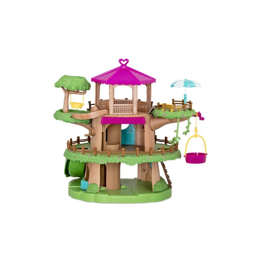 Li'l Woodzeez - Lot de jouets FAMILY TREEHOUSE maison d'arbre