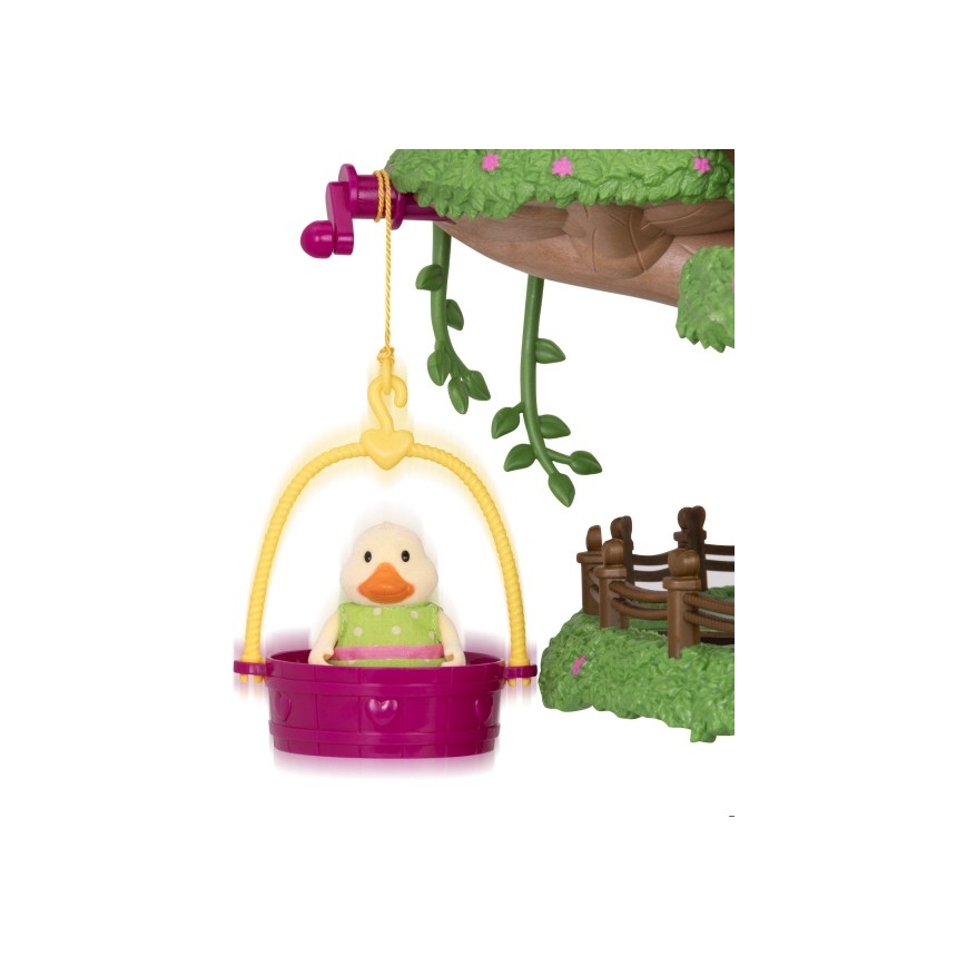 Li'l Woodzeez - Lot de jouets FAMILY TREEHOUSE maison d'arbre