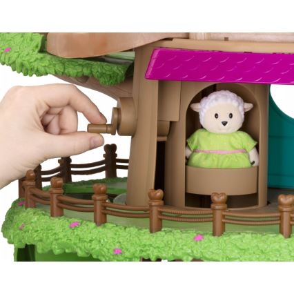 Li'l Woodzeez - Lot de jouets FAMILY TREEHOUSE maison d'arbre