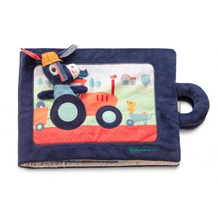 Lilliputiens - Livre textile pour enfants l'âne Ignác à la ferme