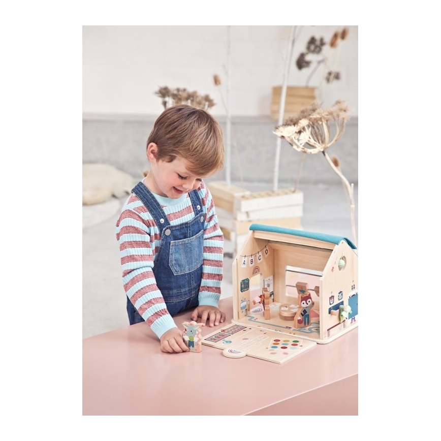 Lilliputiens - Maison motorisée avec accessoires Ma première école