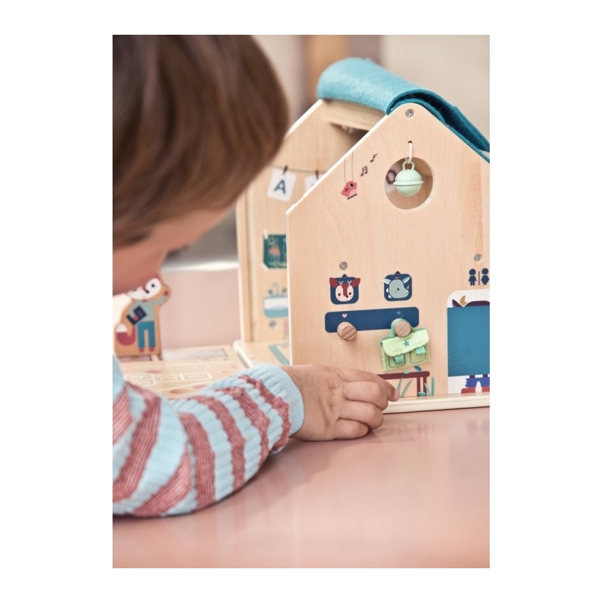 Lilliputiens - Maison motorisée avec accessoires Ma première école