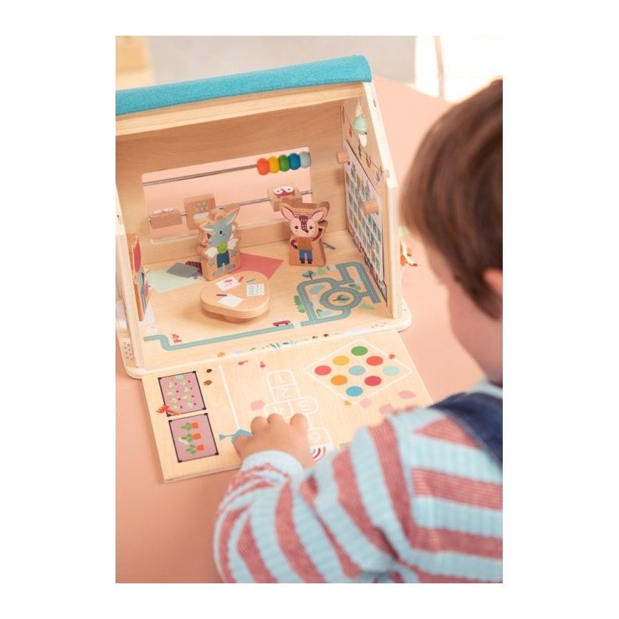 Lilliputiens - Maison motorisée avec accessoires Ma première école