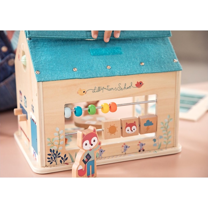 Lilliputiens - Maison motorisée avec accessoires Ma première école