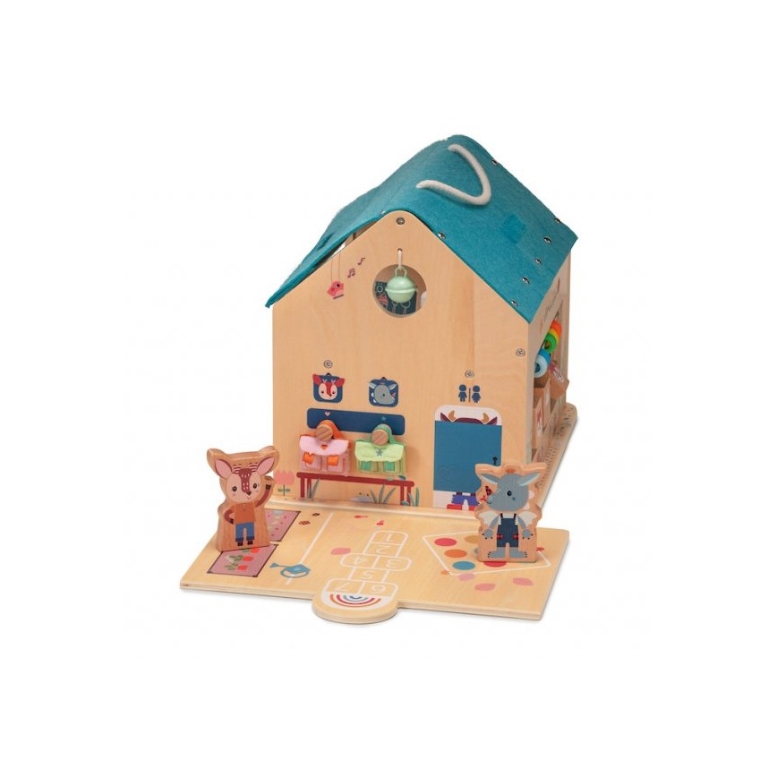 Lilliputiens - Maison motorisée avec accessoires Ma première école