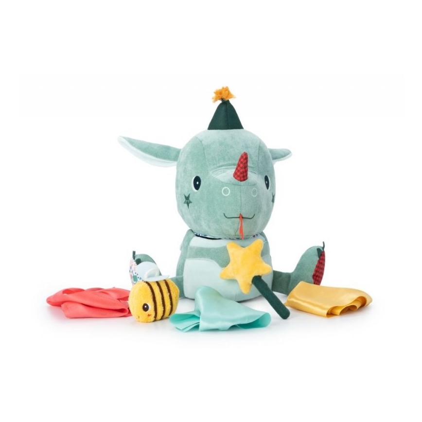 Lilliputiens - Peluche dragon magicien Joe