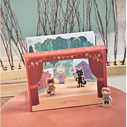 Lilliputiens - Théâtre magnétique Chaperon rouge