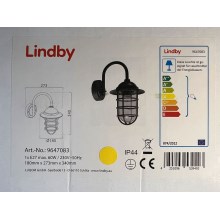 Lindby - Applique extérieure NAILA 1xE27/60W/230V IP44