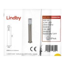 Lindby - Lampe d'extérieur BELEN LED/4,1W/230V IP44