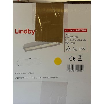 Lindby - LED Applique murale TJADA 3xG9/3W/230V