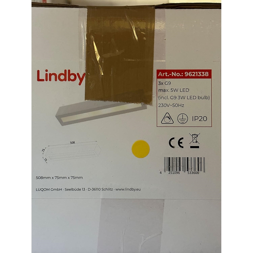 Lindby - LED Applique murale TJADA 3xG9/3W/230V