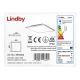 Lindby - Plafonnier à intensité variable LIVEL LED/27W/230V + Télécommande