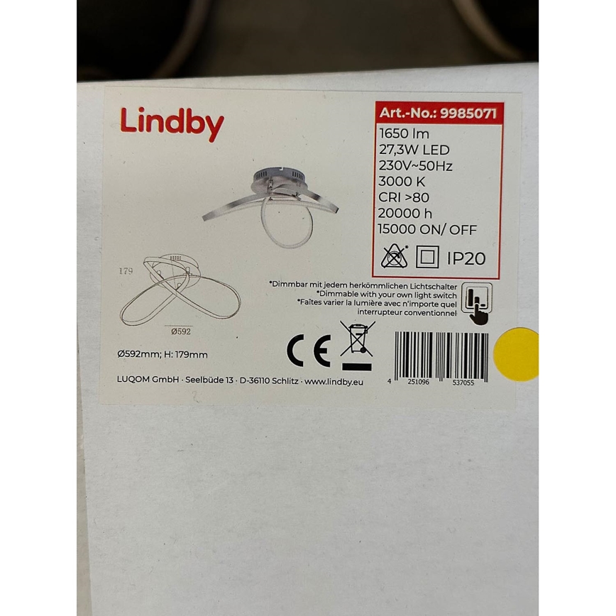 Lindby - Plafonnier à intensité variable SALIHA LED/31W/230V