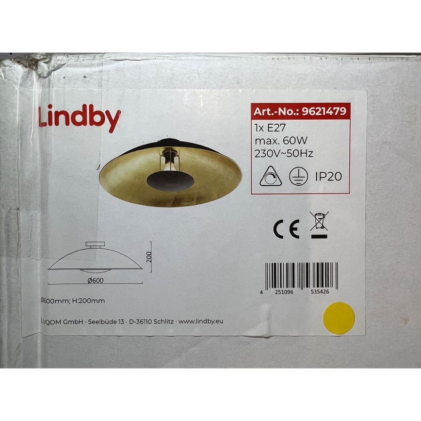 Lindby - Plafonnier EMILIENNE 1xE27/60W/230V