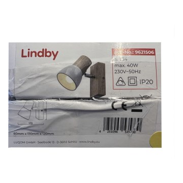 Lindby - Spot mural THORIN 1xE14/40W/230V