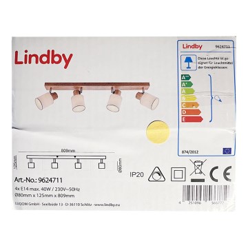 Lindby - Spot WANESSA 4xE14/40W/230V