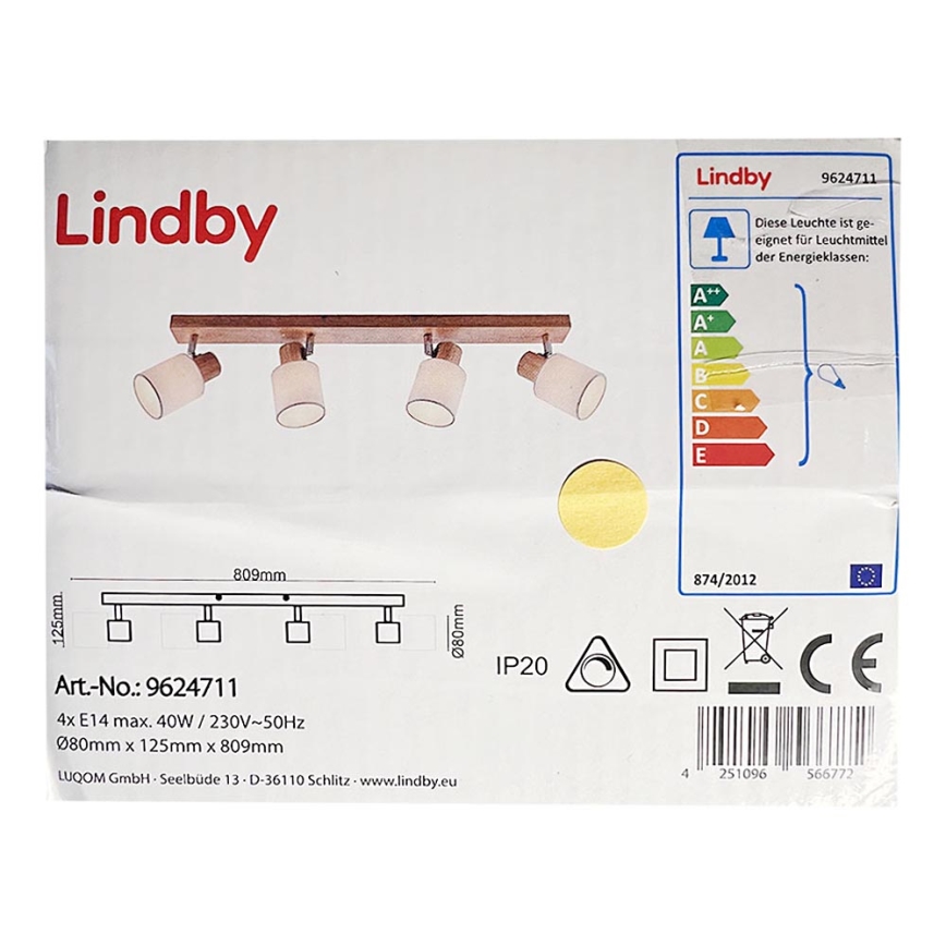 Lindby - Spot WANESSA 4xE14/40W/230V