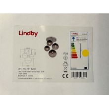 Lindby - Suspension avec tige ROBYN 2xE27/40W/230V + 2xE27/25W/230V