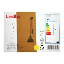 Lindby - Suspension filaire ALECKS 1xE27/60W/230V