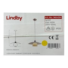 Lindby - Suspension filaire DOLORES 1xE27/60W/230V