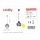 Lindby - Suspension filaire FRANCES 1xE27/60W/230V