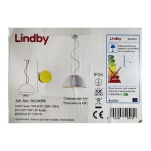 Lindby - Suspension filaire LED RGB à intensité variable CAROLLE LED/10W/230V Wi-Fi Tuya