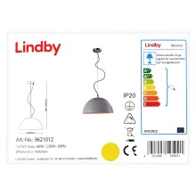 Lindby - Suspension filaire  LED RGBW à intensité variable CAROLLE 1xE27/10W/230V Wi-Fi Tuya