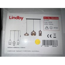 Lindby - Suspension filaire MARLA 3xE27/60W/230V