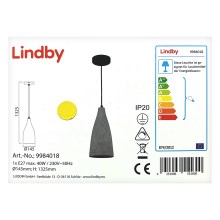 Lindby - Suspension filaire SANNE 1xE27/40W/230V