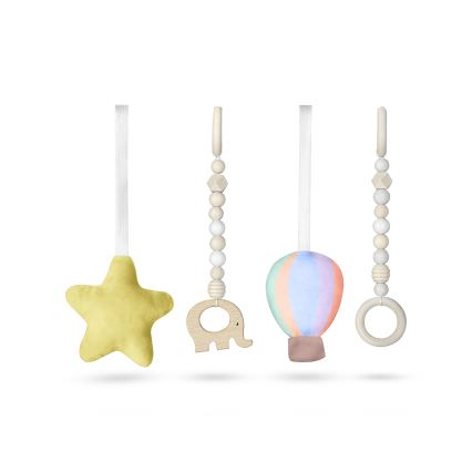 Lionelo - Arche d'éveil en bois pour enfant ANIS