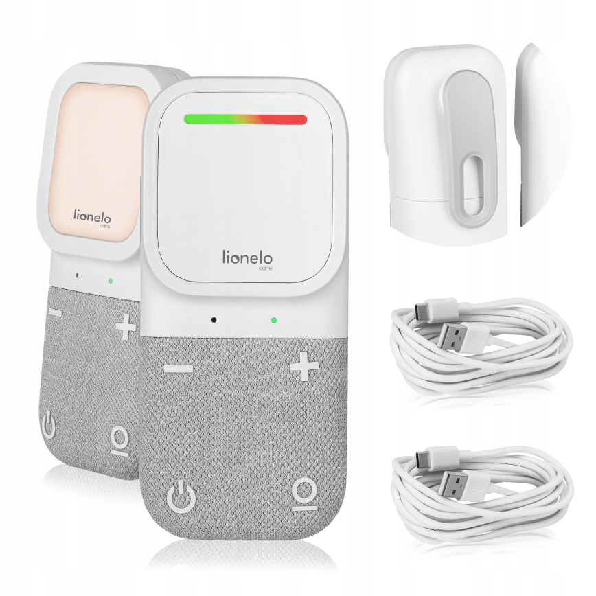 Lionelo - Babyphone audio rechargeable sans fil BABYLINE 2.2 5V