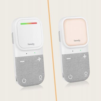 Lionelo - Babyphone audio rechargeable sans fil BABYLINE 2.2 5V