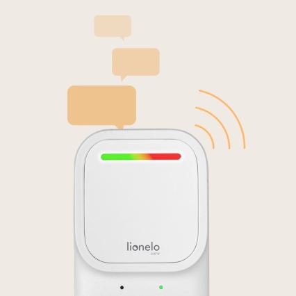 Lionelo - Babyphone audio rechargeable sans fil BABYLINE 2.2 5V