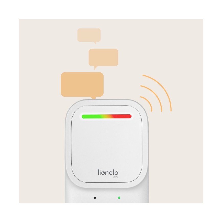 Lionelo - Babyphone audio rechargeable sans fil BABYLINE 2.2 5V