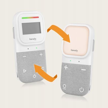 Lionelo - Babyphone audio rechargeable sans fil BABYLINE 2.3 5V