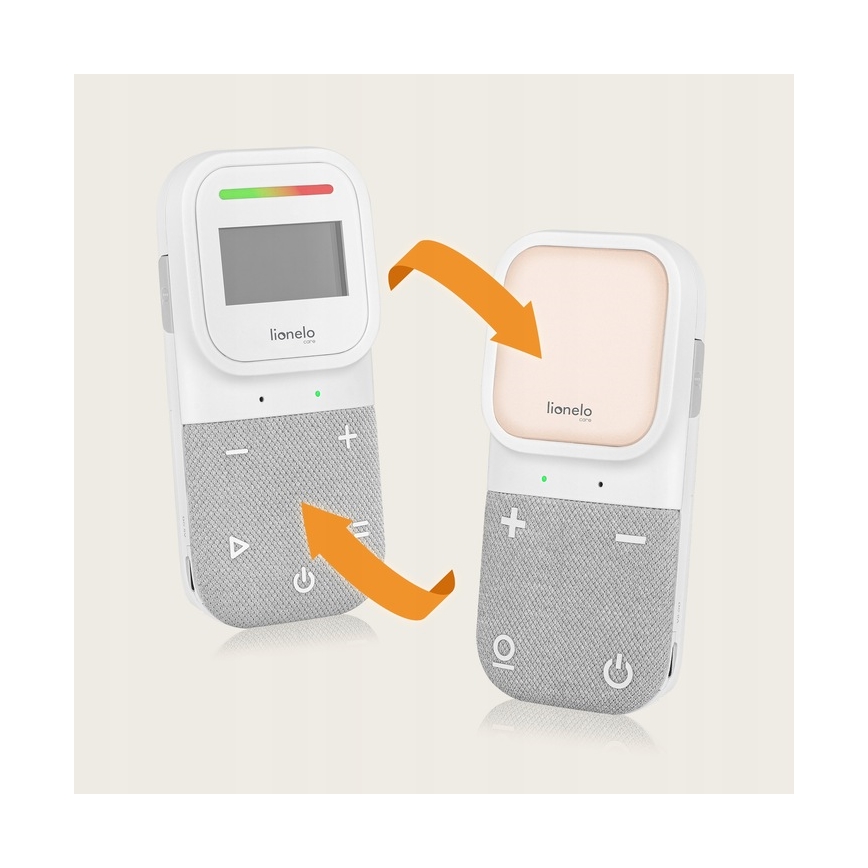 Lionelo - Babyphone audio rechargeable sans fil BABYLINE 2.3 5V