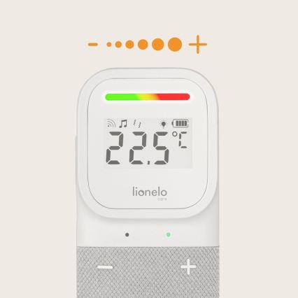Lionelo - Babyphone audio rechargeable sans fil BABYLINE 2.3 5V