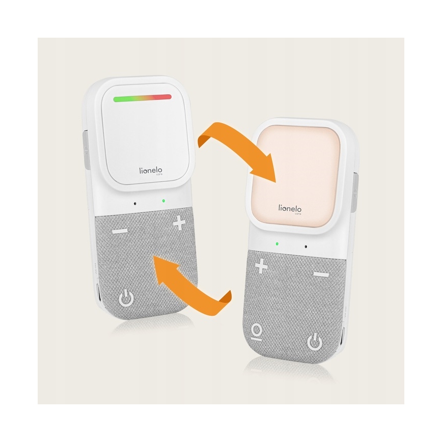 Lionelo - Babyphone audio sans fil et rechargeable BABYLINE 2.2 5V