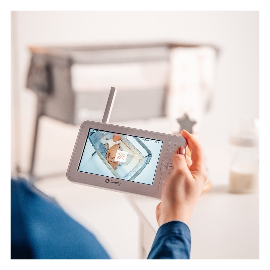 Lionelo - Babyphone avec moniteur BABYLINE 6.2 5V 3600 mAh