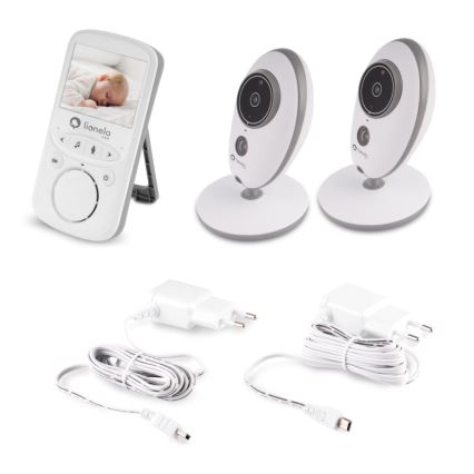 Lionelo - Babyphone BABYLINE 5.1 avec écran, 230V, 1000 mAh